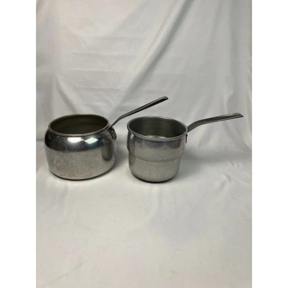 Vintage Wear Ever Aluminum Cookware Nesting Pot Saucepan Set USA